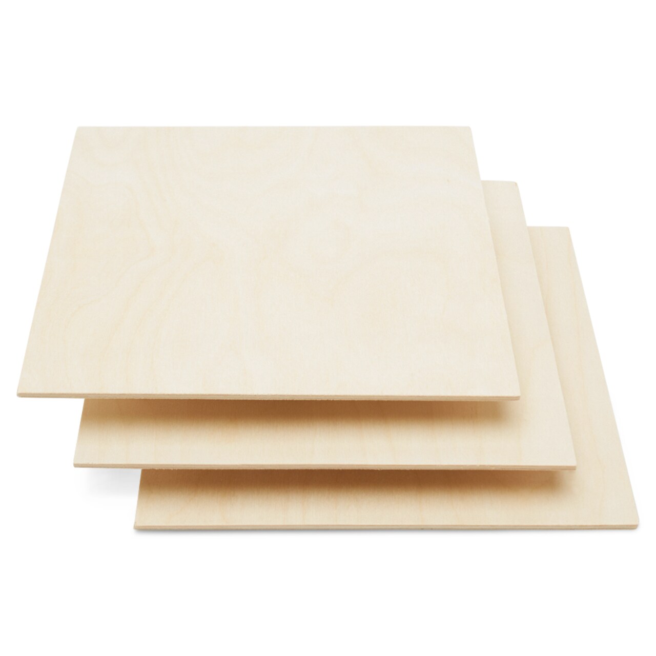 Baltic Birch Plywood, 6 x 6 Inch, B/BB Grade Sheets, 1/4 or 1/8 Inch Thick| Woodpeckers